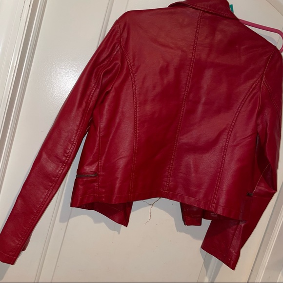 Forever 21 Leather Jacket As Is Womens Small - Picture 5 of 7